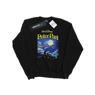 Disney Heren Peter Pan Come With Me Hommage Sweatshirt (Zwart)