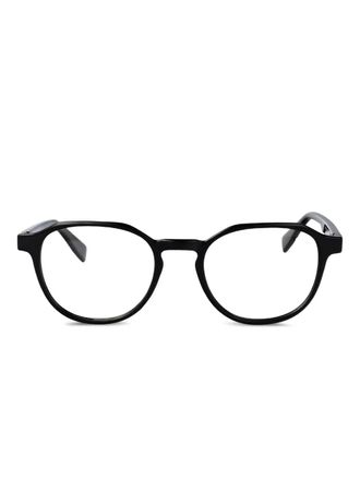 Lacoste round-frame glasses - men - Acetate - 51 - Black