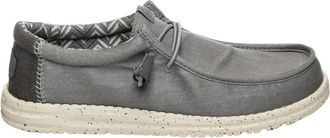 Hey Dude Wally Stretch Canvas - Heren - Veterschoenen - Grijs - 40 EU - Schoenen