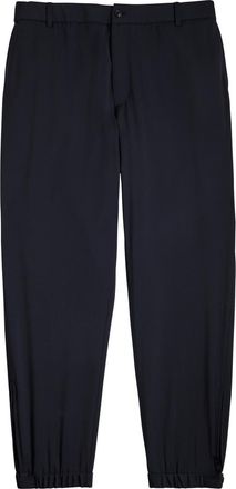 Moncler Wool-blend Trousers - Navy - 52 (W36 / XL)