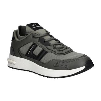 A|X Armani Exchange Schoenen, Heren, Groen, 44 EU, Sneakers met contrasterende details