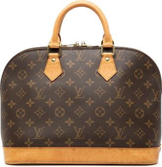 Louis Vuitton Pre-owned Womens Monogram Alma Pm - Brown Textile - One Size