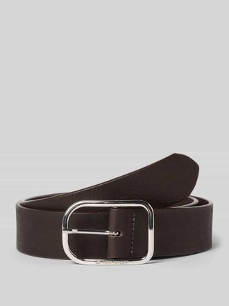 Tom Tailor G&uuml;rtel aus echtem Leder Modell HELEN in Dunkelbraun, Gr&ouml;&szlig;e 75