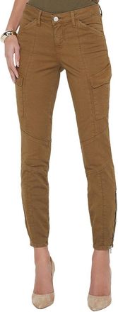L'agence Lagence Patton Brown Olive Skinny Leg Jean