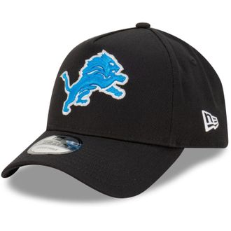 New Era Detroit Lions NFL Evergreen Black 9Forty Adjustable A-Frame Cap