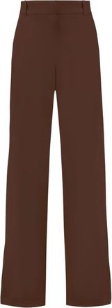 Hart by Helena Hart Straight Broeken - Dames - Straight fit broeken - Bruin - 2XL - Polyester - Broeken