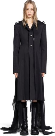 Ann Demeulemeester Fena Hybrid Overcoat