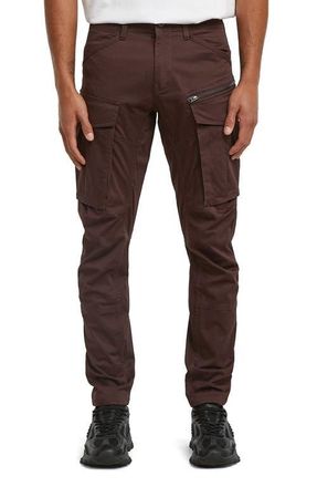 G-Star Rovik Tapered Fit Cargo Pants in Chocolate Plum at Nordstrom, Size 34 X 34