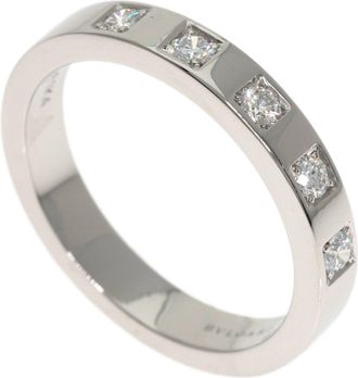 Bulgari Platinum Platinum 950 Band Ring (Pre-Owned)