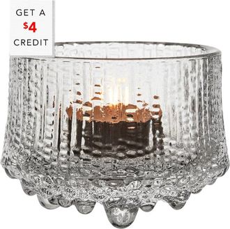 iittala Ultima 2.5In Thule Clear Tealight Candleholder