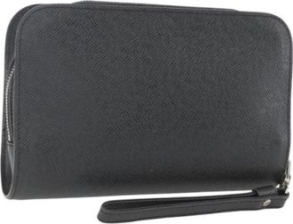 Louis Vuitton Pre-owned Clutches, female, Black, Size: ONE SIZE Pre-owned Leather Clutch