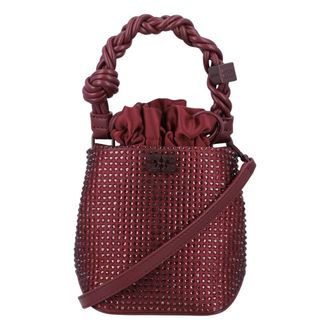 Ganni Dames, Tassen, Rood, Maat: ONE Size Leer