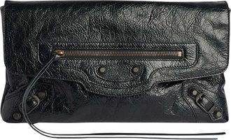 Balenciaga Black Le City Clutch