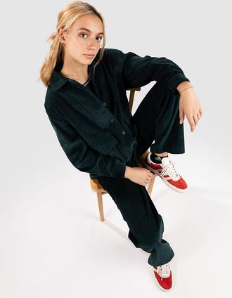 Blue Tomato Cord Hemd gr&uuml;n