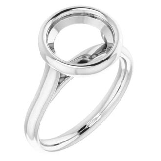Pompeii3 Charlotte Solitaire Bezel Ring Setting