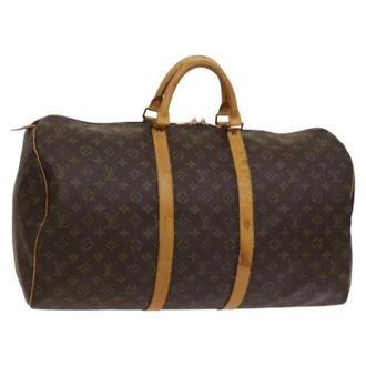 Louis Vuitton Tweedehands Canvas Louis Vuitton tassen - Dames - Pre-owned - Bruin - Maat: ONE Size Leer