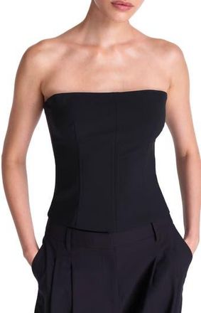 TWP Jillian Strapless Bustier Top in Midnight at Nordstrom Rack, Size 00