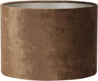 Light & Living Paralume - Gemstone - marrone - tessile - ø 30cm - Light&living