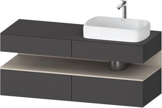 Duravit Qatego Consola Mueble Bajo Lavabo, 2 Extensiones, 2 - Duravit