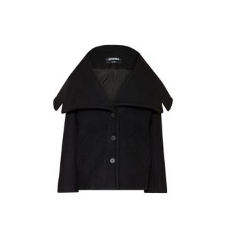 Jacquemus Le Caban Caruso drapierte Kragenjacke