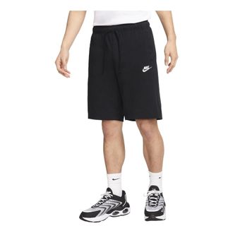 Nike Sportswear Club Solid Color Cotton Casual Shorts Black BV2773-010