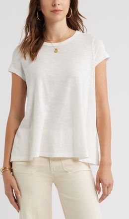 Treasure & Bond Cotton Blend Swing T-Shirt in Ivory Egret at Nordstrom, Size Xx-Small