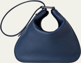 Akris Anna Medium Leather Hobo Bag