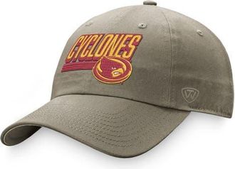 Top of the World Mens Top of the World Khaki Iowa State Cyclones Slice Adjustable Hat at Nordstrom