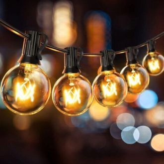 OEM Guirnalda De Luces De 7,62 M Con 25+2 Bombillas Para Uso En Exteriores E Interiores, Guirnalda De Luces Exteriores G40, Guirnalda De Luces Navide&ntilde;as C