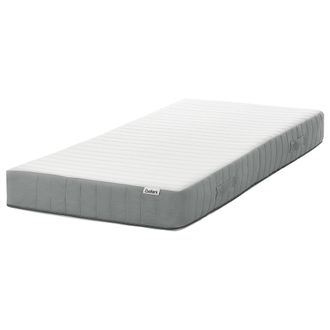 Beliani Colch&oacute;n De Muelles Ensacados Con Asas Relleno De Espuma Viscoel&aacute;stica Firmeza Media Funda Extra&iacute;ble 7 Zonas Acolchado 90 X 200 Cm Cushy