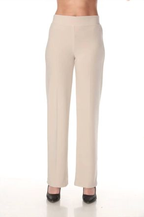 Joseph Ribkoff Classic Pull On Wide-Leg Pants In Parchment