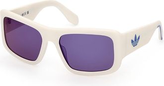 adidas OR0090 21X Mens Sunglasses White Size 59