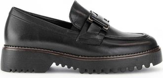 Gabor Loafers - Dames - Loafers - Zwart - 40 1/2 EU - Leer - Schoenen