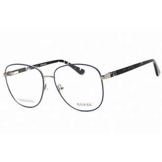 Guess Ladies Blue Round Eyeglass Frames GU2816