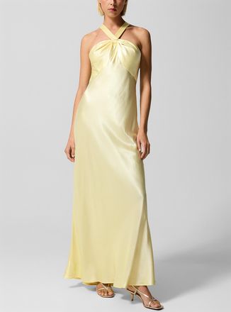 Rixo Womens Losanna satiny dress