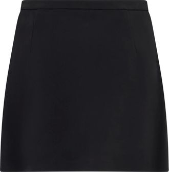 Moschino Rokken, Dames, Zwart, L, Leer, Klassieke Shorts