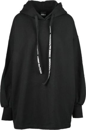 Comme Des Gar&ccedil;ons Hooded Sweatshirt - Dames - Hoodies - Zwart - XS - Katoen - Hoodies & sweatvesten
