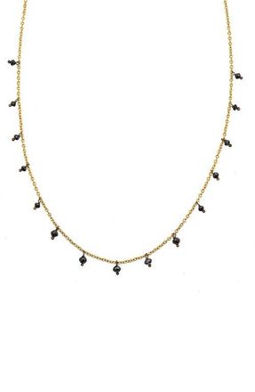 Sethi Couture Black Diamond Drop Necklace in D1.90 Bdi 18Kyg at Nordstrom, Size 18 In