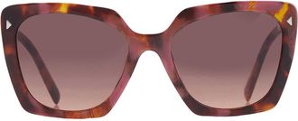 Prada Brown Gradient Butterfly Ladies Sunglasses PR 23ZS 18N50C 54