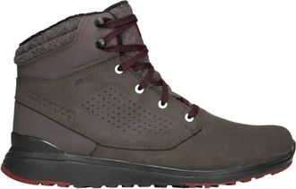 Salomon MenS Utility Winter Waterproof Hiking Boots In Shale/black/syrah