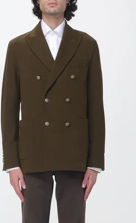 Circolo 1901 Blazer doppiopetto slim fit in cotone con rever a lancia