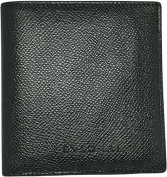 Bulgari Black Leather Wallet (Bi-Fold) (Pre-Owned)