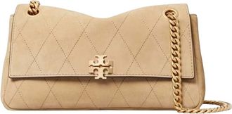 Tory Burch Light Brown Charlie Small Shoulder Bag