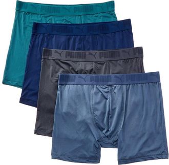 Puma Puma Set Of 4 Mesh Boxer Brief