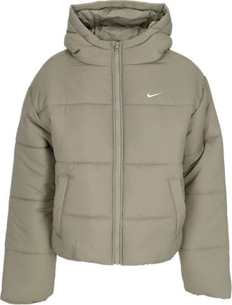 Nike Pufferjack met Therma-Fit - Dames - Outdoorjassen - Groen - M - Polyester - Fitness