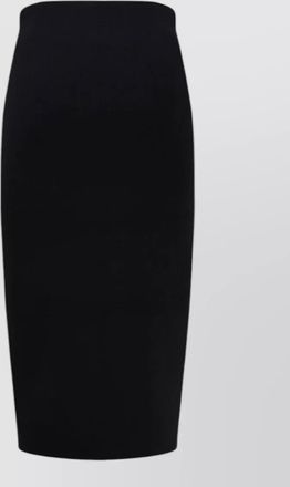 Elisabetta Franchi ribbed knit high-rise midi pencil skirt