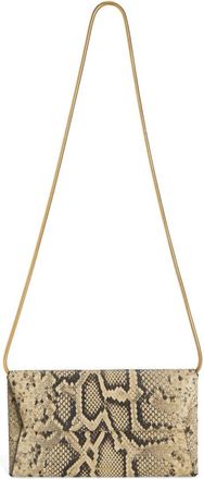 Jil Sander small snakeskin-print folded bag - Neutrals