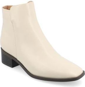 Journee Collection Capri Bootie in Off White at Nordstrom Rack, Size 7.5