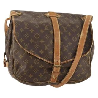 Louis Vuitton Pre-owned Cross Body Bags, female, Brown, Size: ONE SIZE Pre-owned Monogram Shoulder Bag