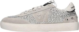 Emanuelle Vee Olivia Sneakers - Dames - Sneakers - Grijs - 38 EU - Leer - Schoenen